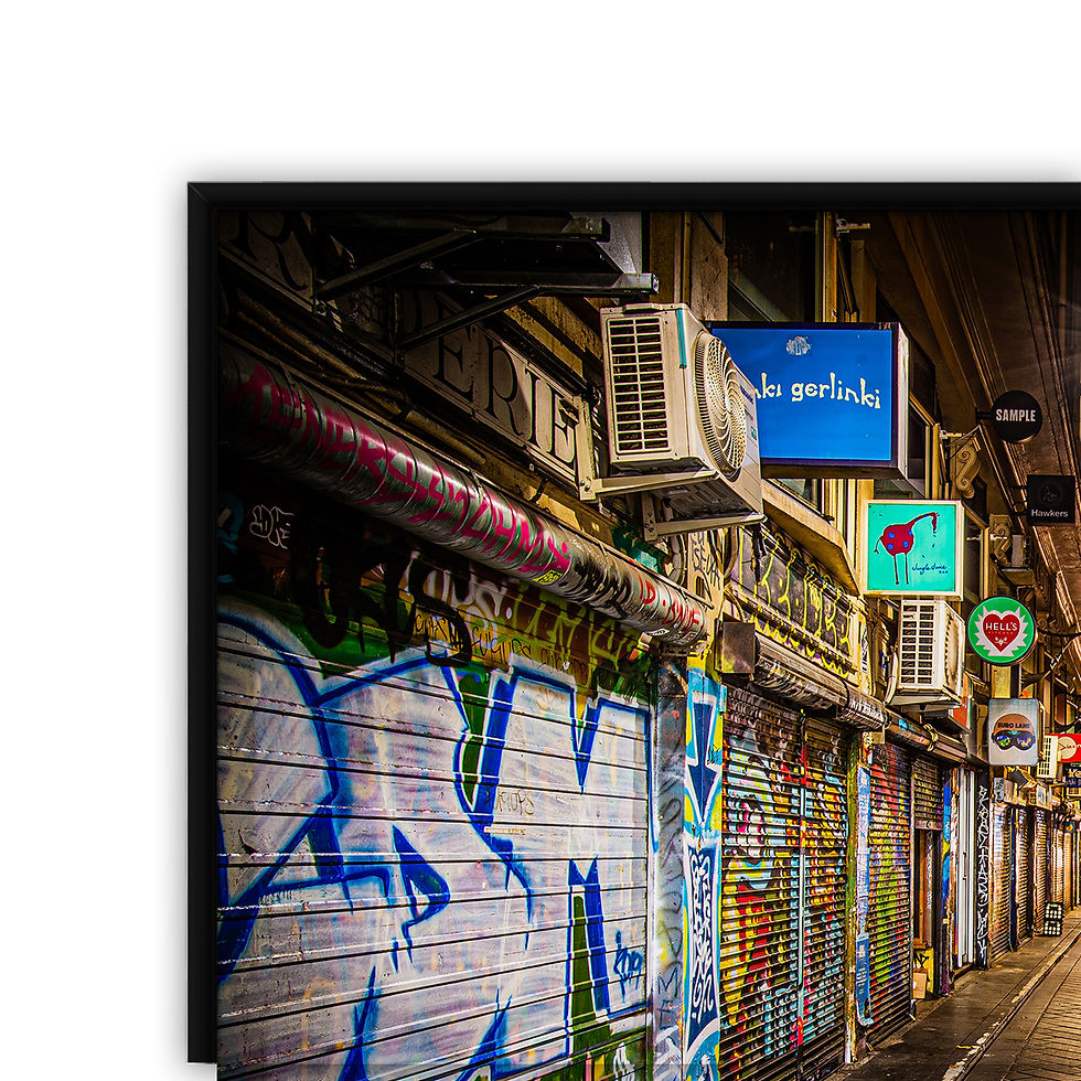 Thumbnail: Melbourne Centre Place Street Art Graffiti