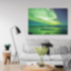 Iceland Green Northern Lights