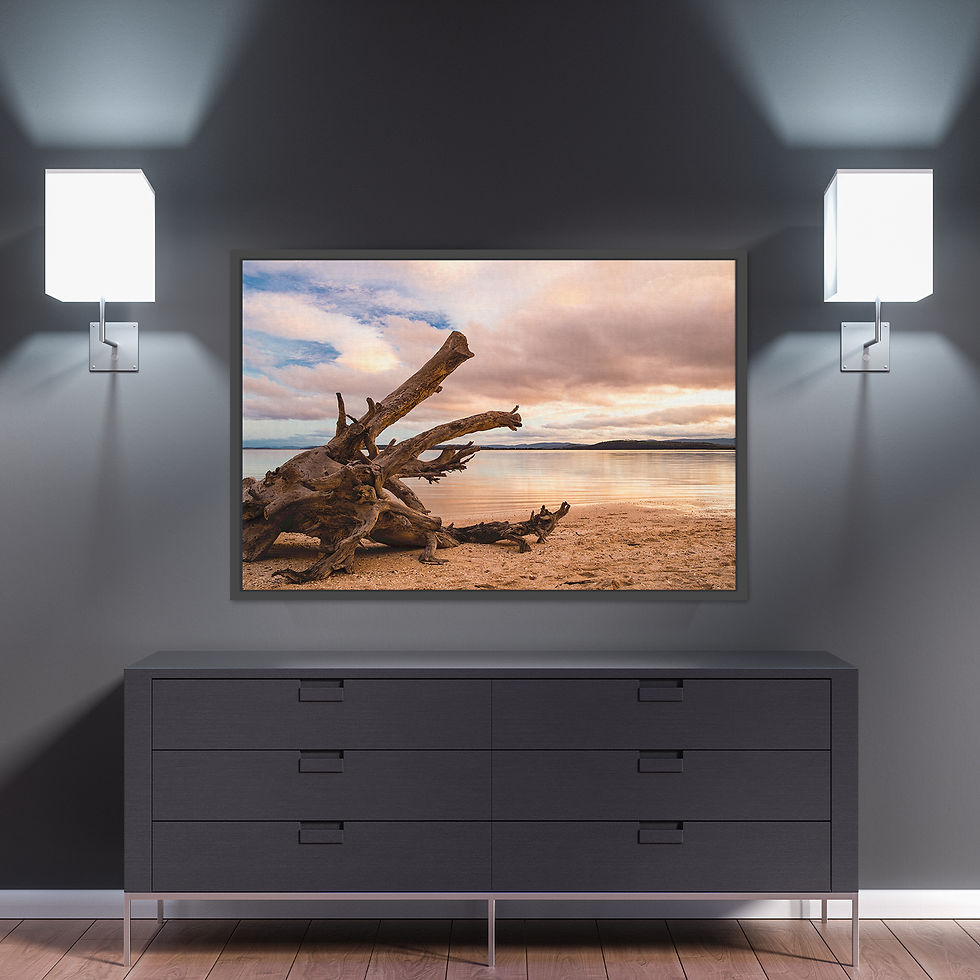 Thumbnail: Tasmania Beach Peach Sunset