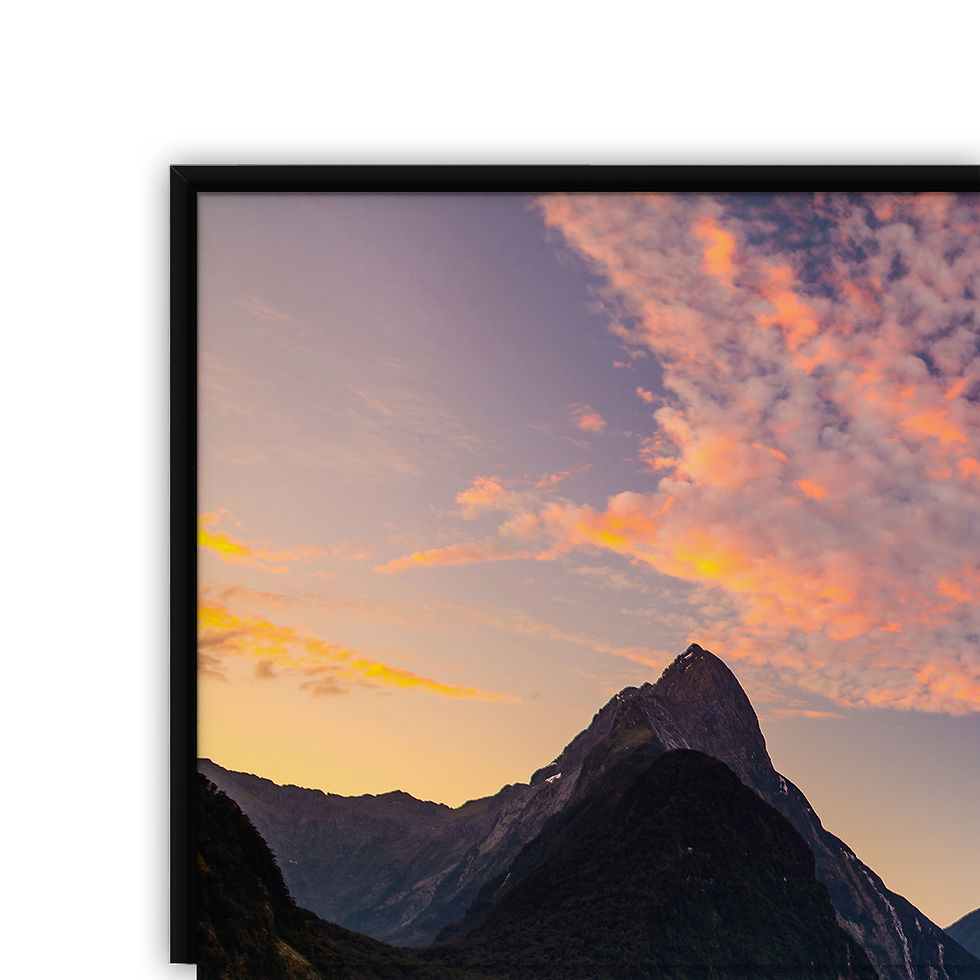 Thumbnail: Milford Sound Pink Sunset