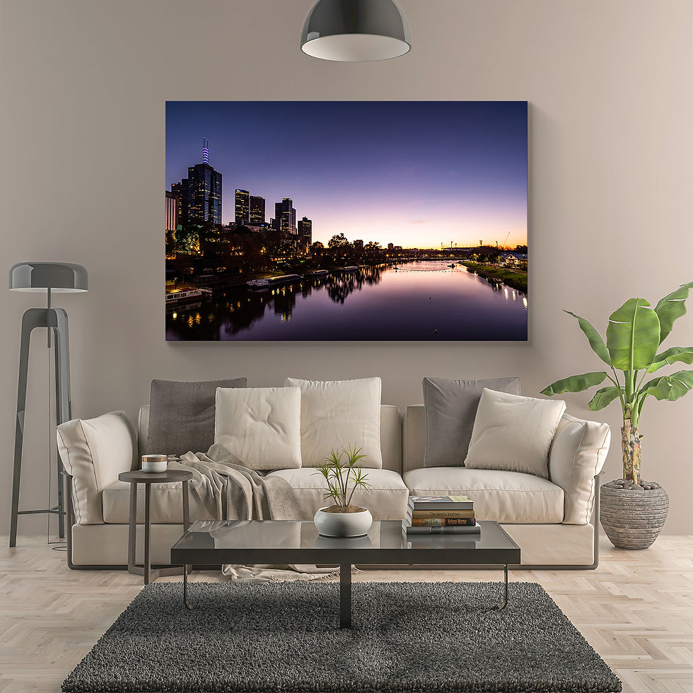Thumbnail: Melbourne Silhouette Sunrise