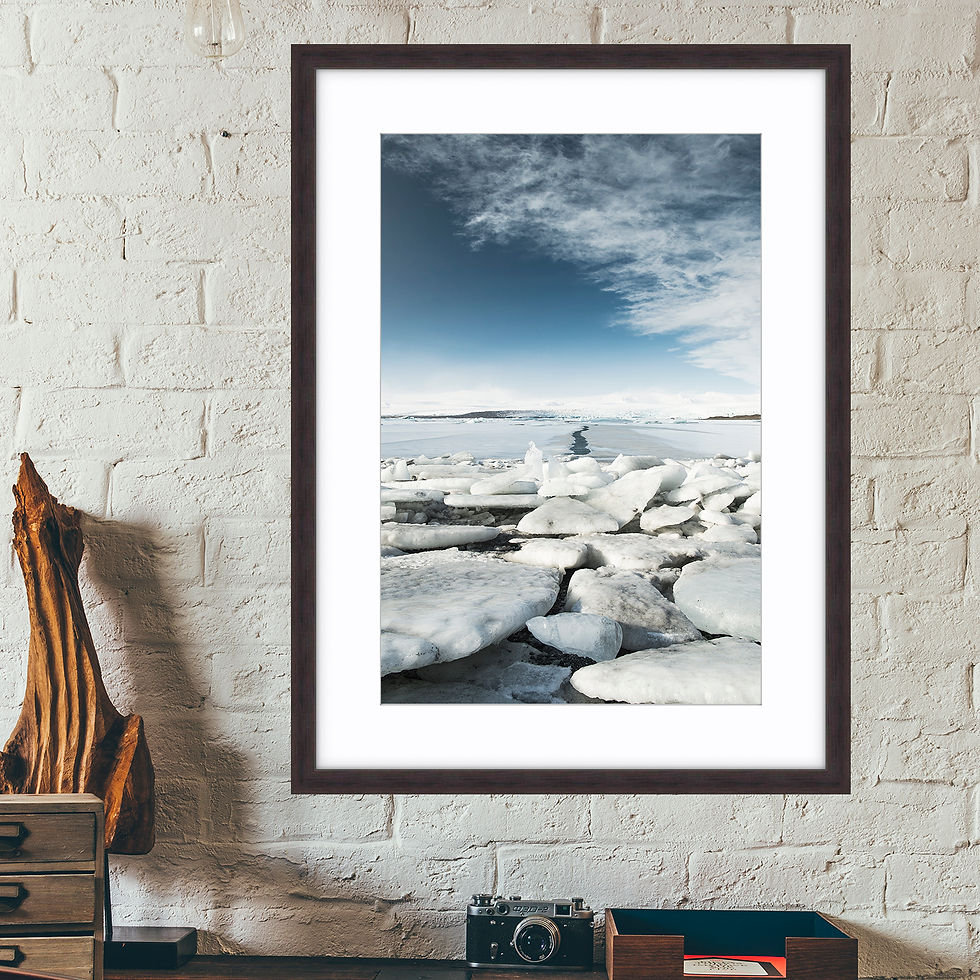 Thumbnail: Iceland Cracked Ice Lake