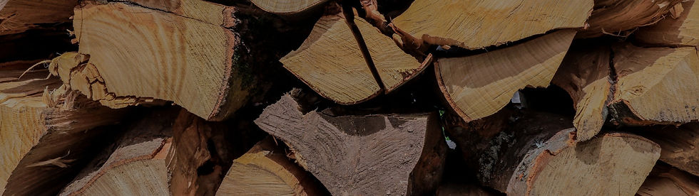 Pile of firewood logs