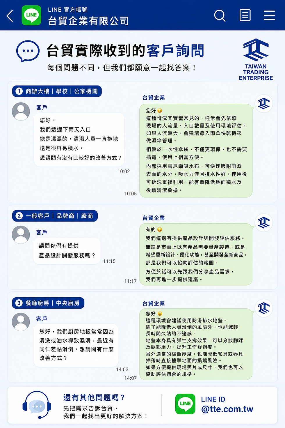 下週持續有雨,您遇到的問題其實很多企業也正在面對