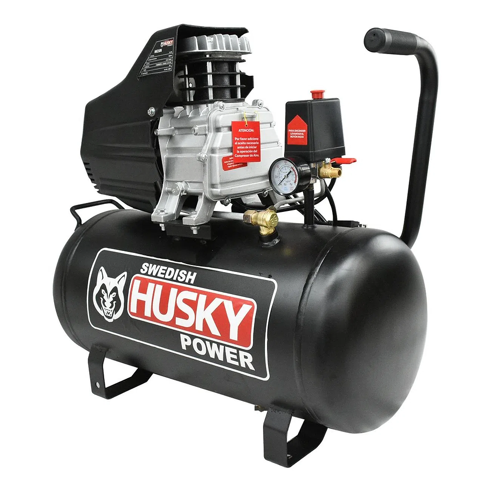 Miniatura: COMPRESOR DE AIRE SWEDISH HUSKY POWER 50 LITROS 3.5 HP NEGRO - HKC50N