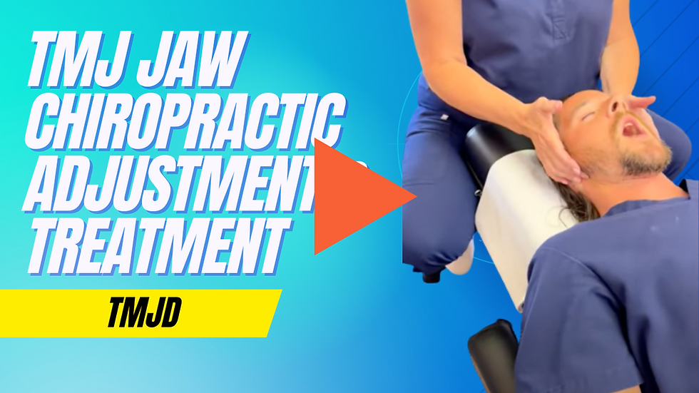 TMJ jaw chiropractic adjustment & treatment thumbnail