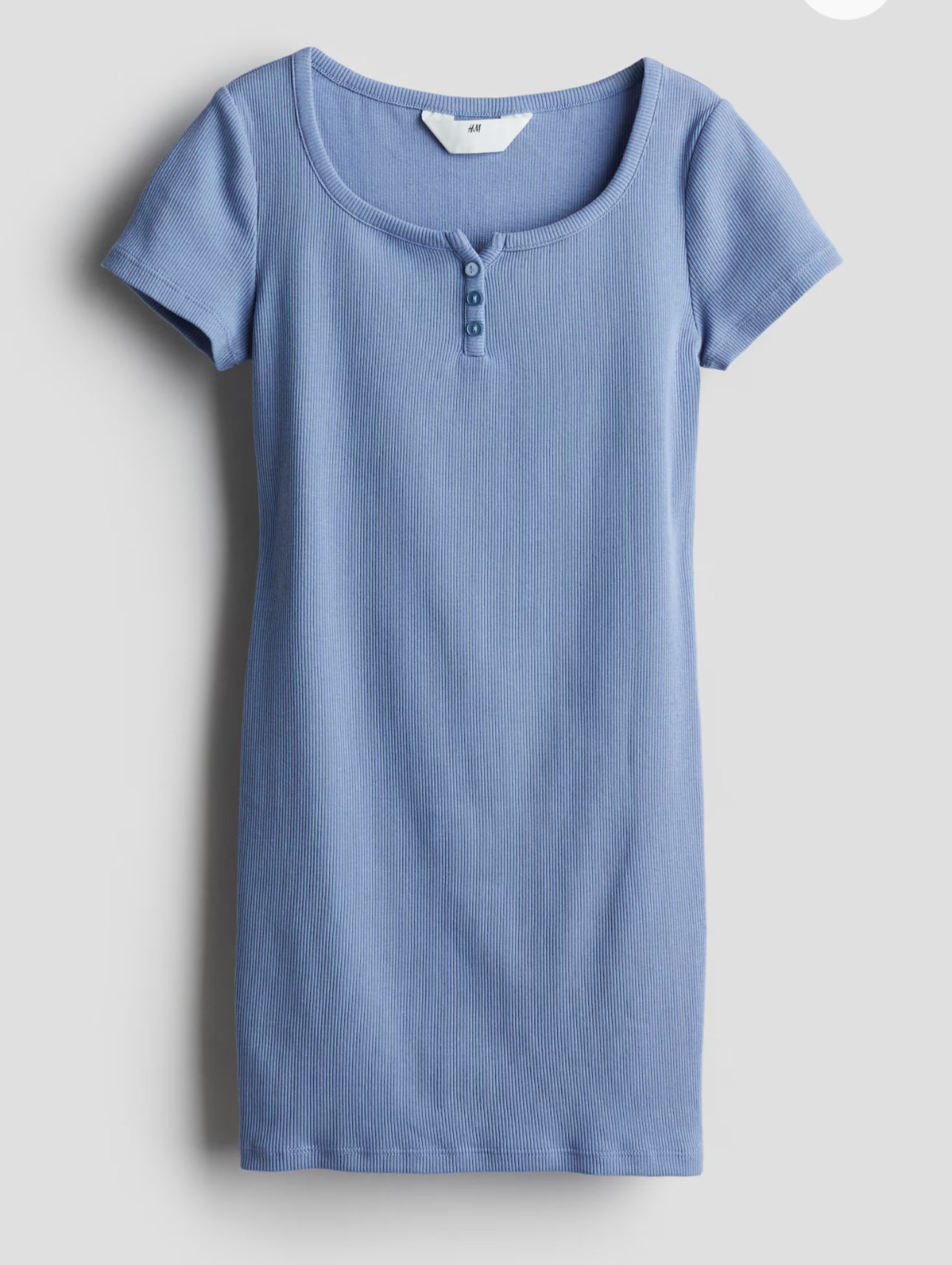 Ribbed Jersey Dress Top