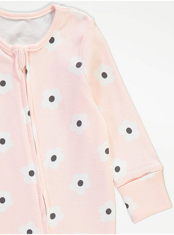 Thumbnail: 3 Pack Zip Sleepsuits