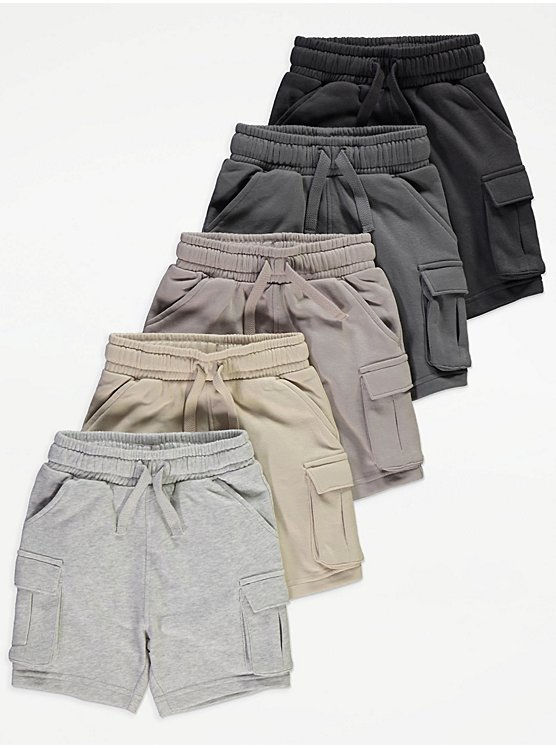 5 Pack Cargo Shorts