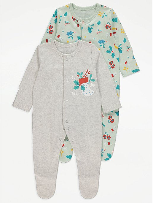 2 Pack Sleepsuits
