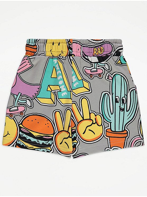 Thumbnail: Grey T-Shirt and Shorts Set