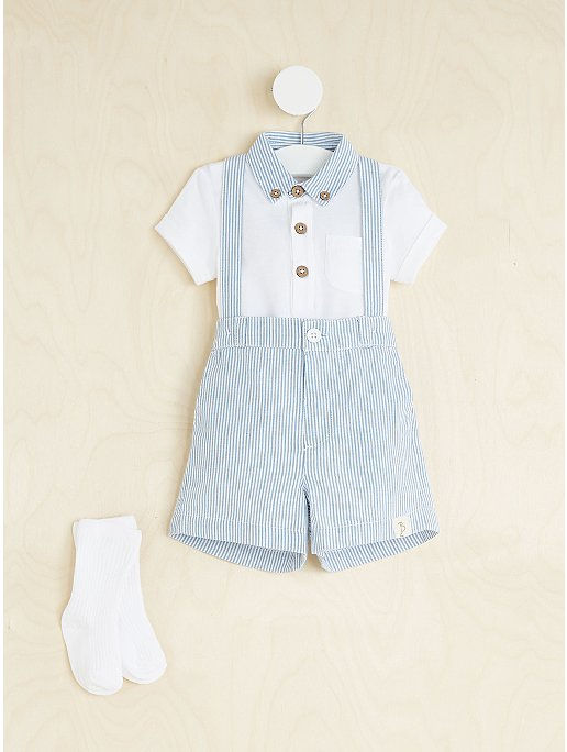 3 Piece Dungaree Set