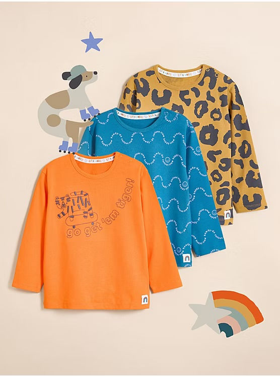 3 Pack Long Sleeve T-Shirts