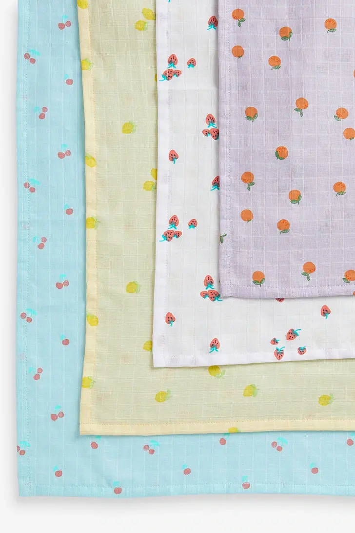 Thumbnail: 4 Pack Muslin Cloths