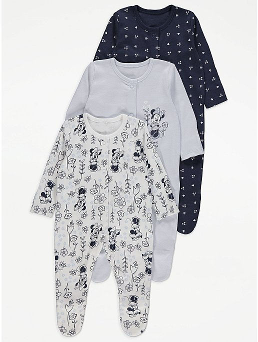 3 Pack Sleepsuits