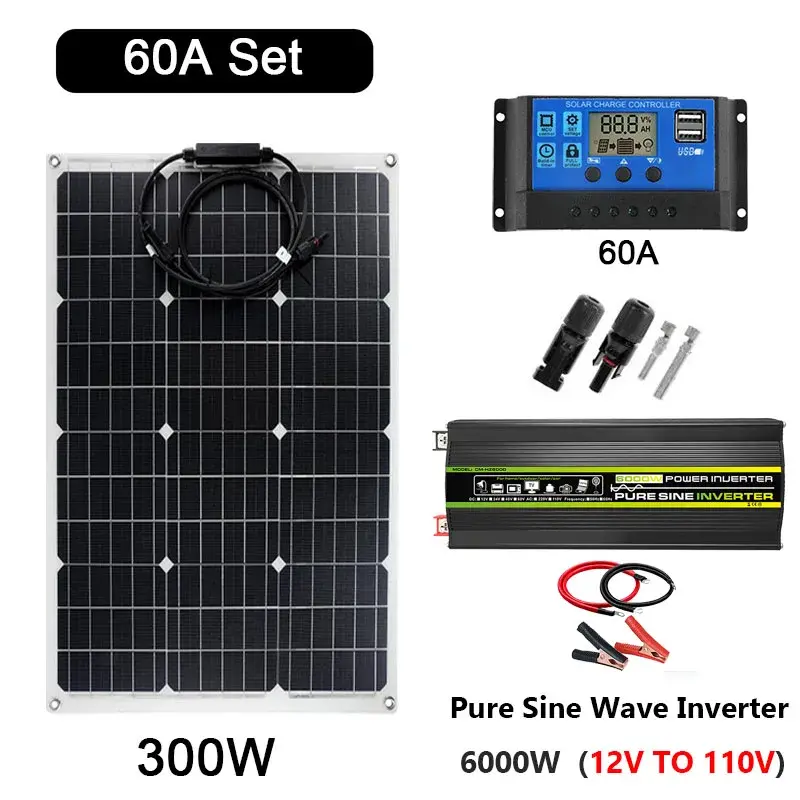 Thumbnail: Solar Panel 18V 300W 600W