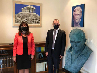 Visita del Sr. Andreas Katsaniotis, Viceministro de Relaciones Exteriores de Grecia