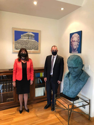 Visita del Sr. Andreas Katsaniotis, Viceministro de Relaciones Exteriores de Grecia