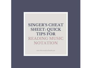 #157: Singer's Cheat Sheet: Quick Tips for Reading Music Notation