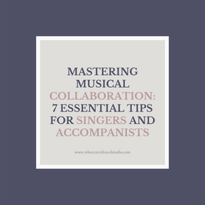 #083: Mastering Musical Collaboration: 7 Essential Tips for Singers and Accompanists
