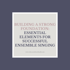 #050: Building a Strong Foundation: Essential Elements for Successful Ensemble Singing