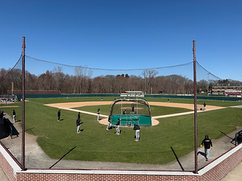 Warmups prior to April 8’s matchup (photo by Tim Yean).