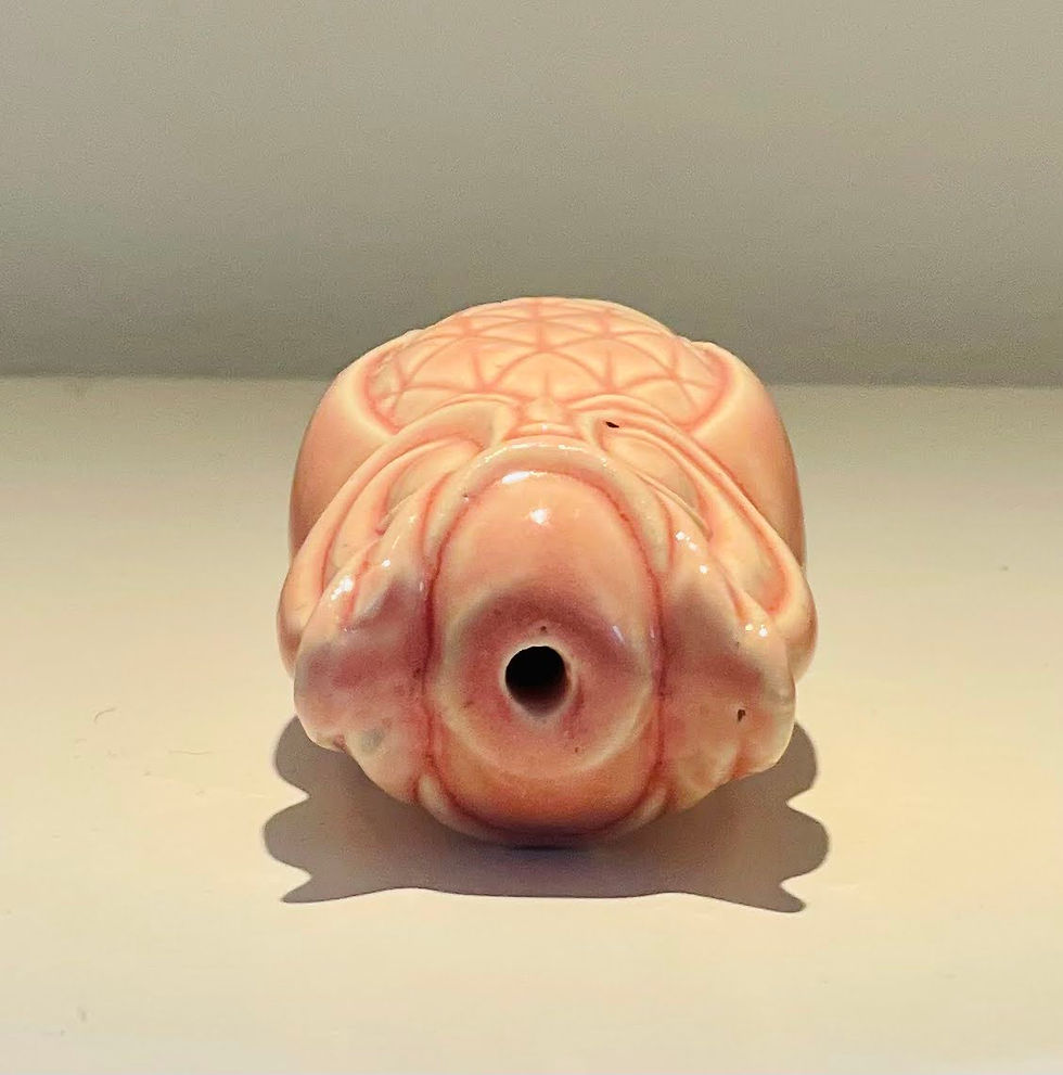 Thumbnail: Dipper Ceramics Owl Pipe