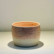 Dipper Ceramics 4" Pink Glazed Planter