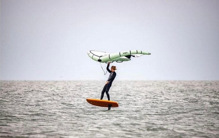 Wingfoiler in Brouwersdam