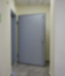 MSD1-SPL SI4422 shelter blast door single leaf installed in the underground bunker