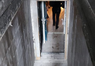 Private undergraund bunker entrance