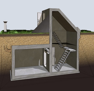Underground private bunker design