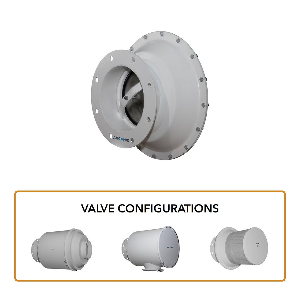 BVNO 225 blast valve, normally open, dual action, automatic with prefilter