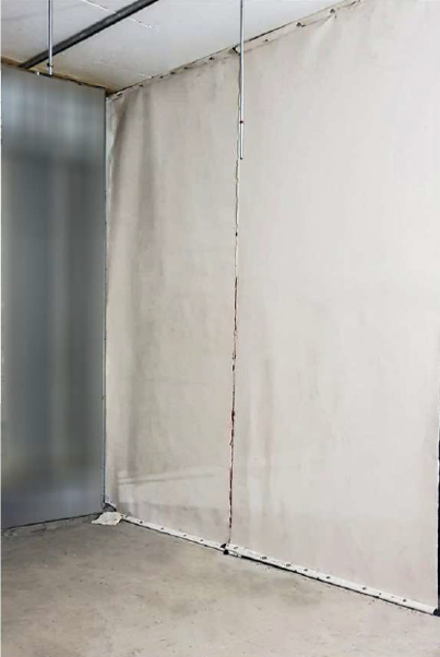 Blast mitigation fabric application