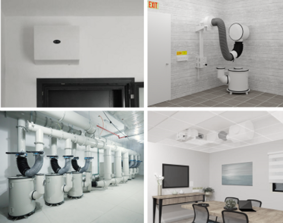 Different NBC air filtration systems