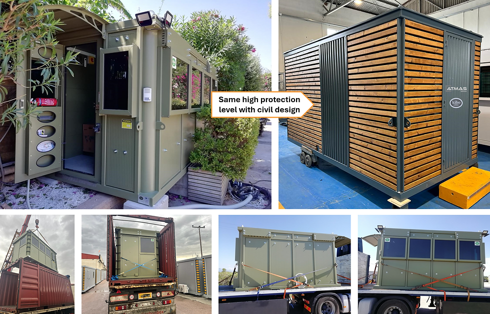 Mil to civil KIBO stand alone shelter
