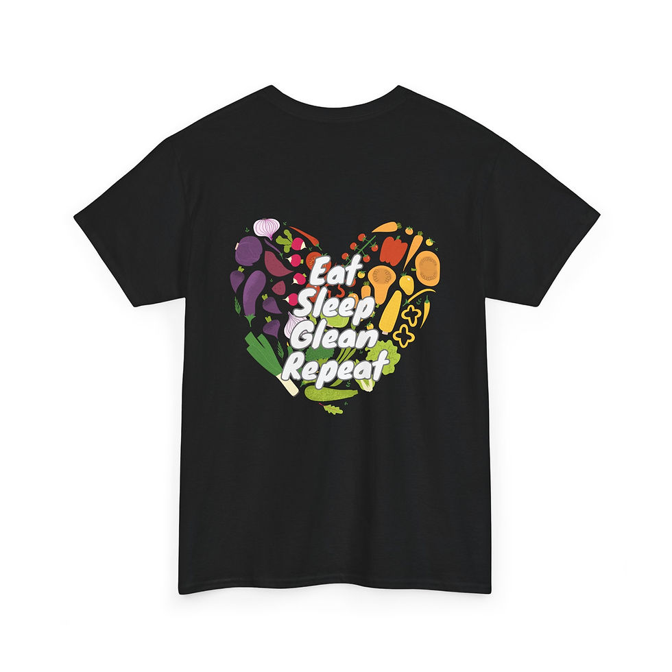 Thumbnail: Eat Sleep Glean Repeat Unisex Heavy Cotton Tee