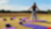 Yoga retreat at Quaker Barns near Norwich, Norfolk