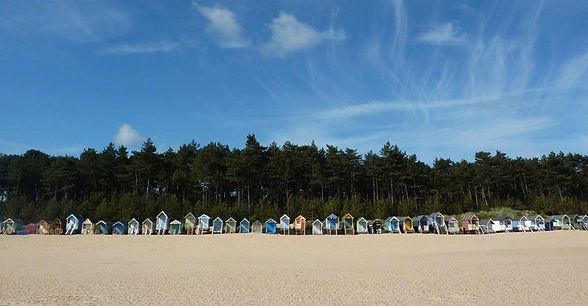 Beach huts at Wells-next-the-Sea