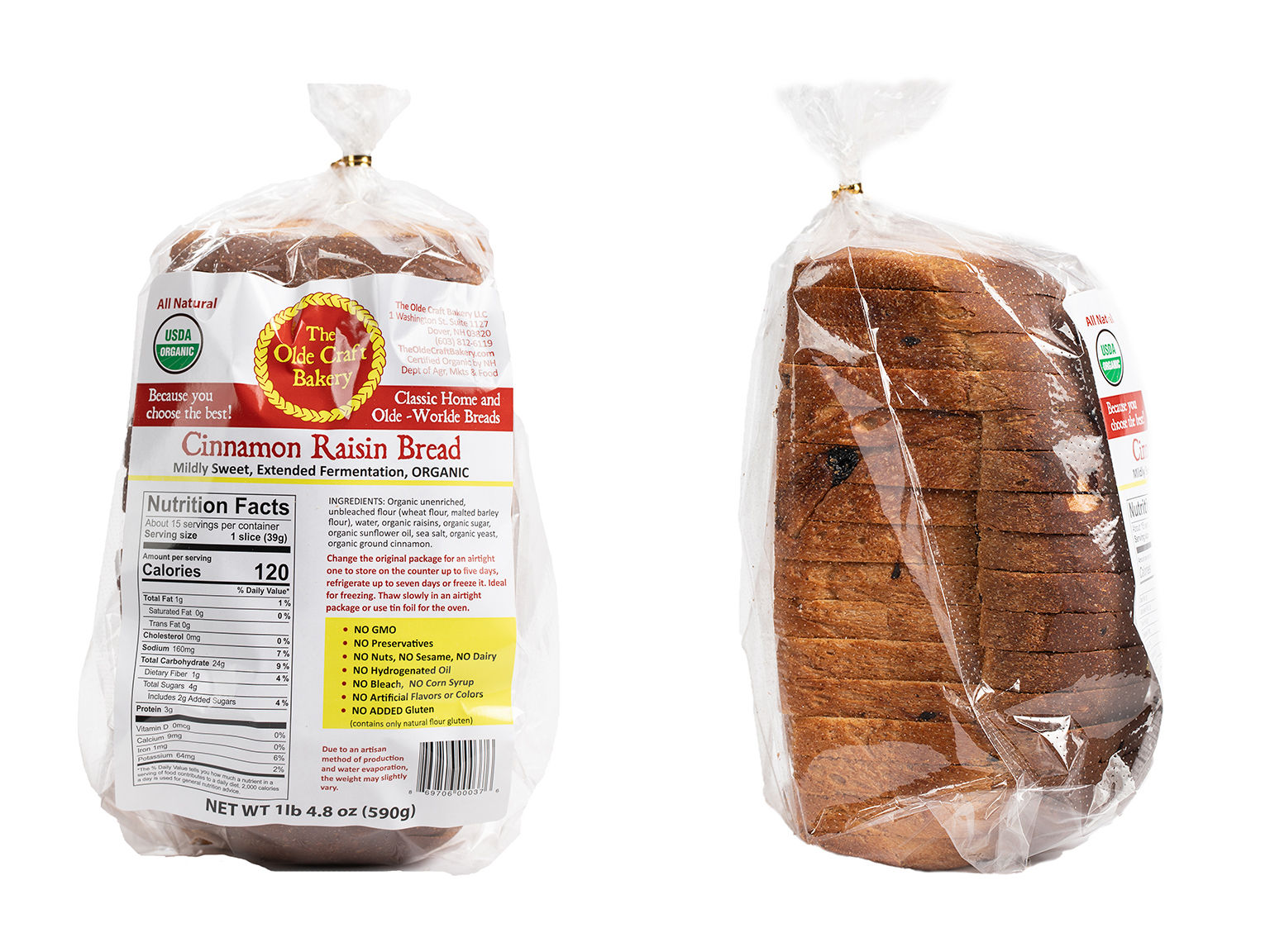 Cinnamon Raisin Bread