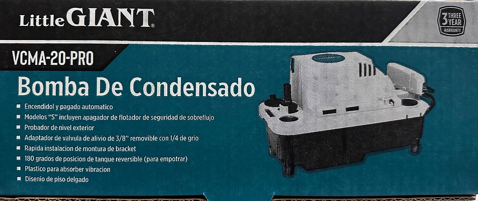 Thumbnail: Condensate Pump 115V 60 HZ Little Giant VCMA-20-PRO 