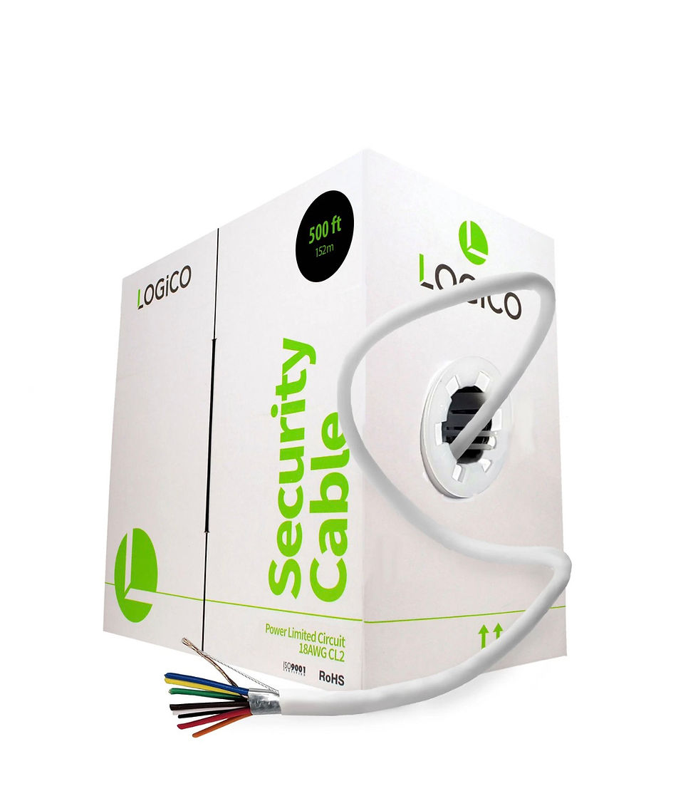 Thumbnail: Security Alarm Cable 18/8 Stranded Shielded Access Control Intercom Speaker Wire