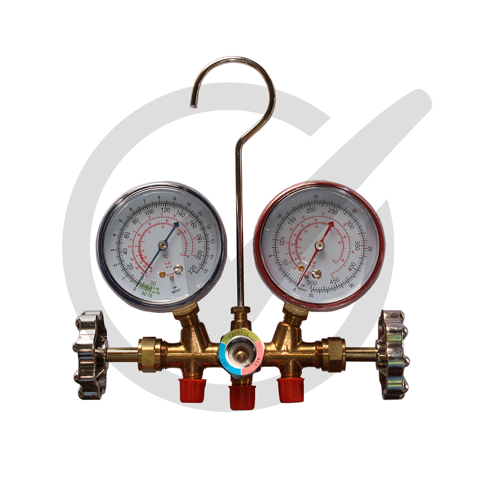 Thumbnail: CT-536G AC Manifold Gauge Set, R410A, R134A, R404,R22 Refrigerants Charge