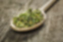 Herbs on Wooden Spoon