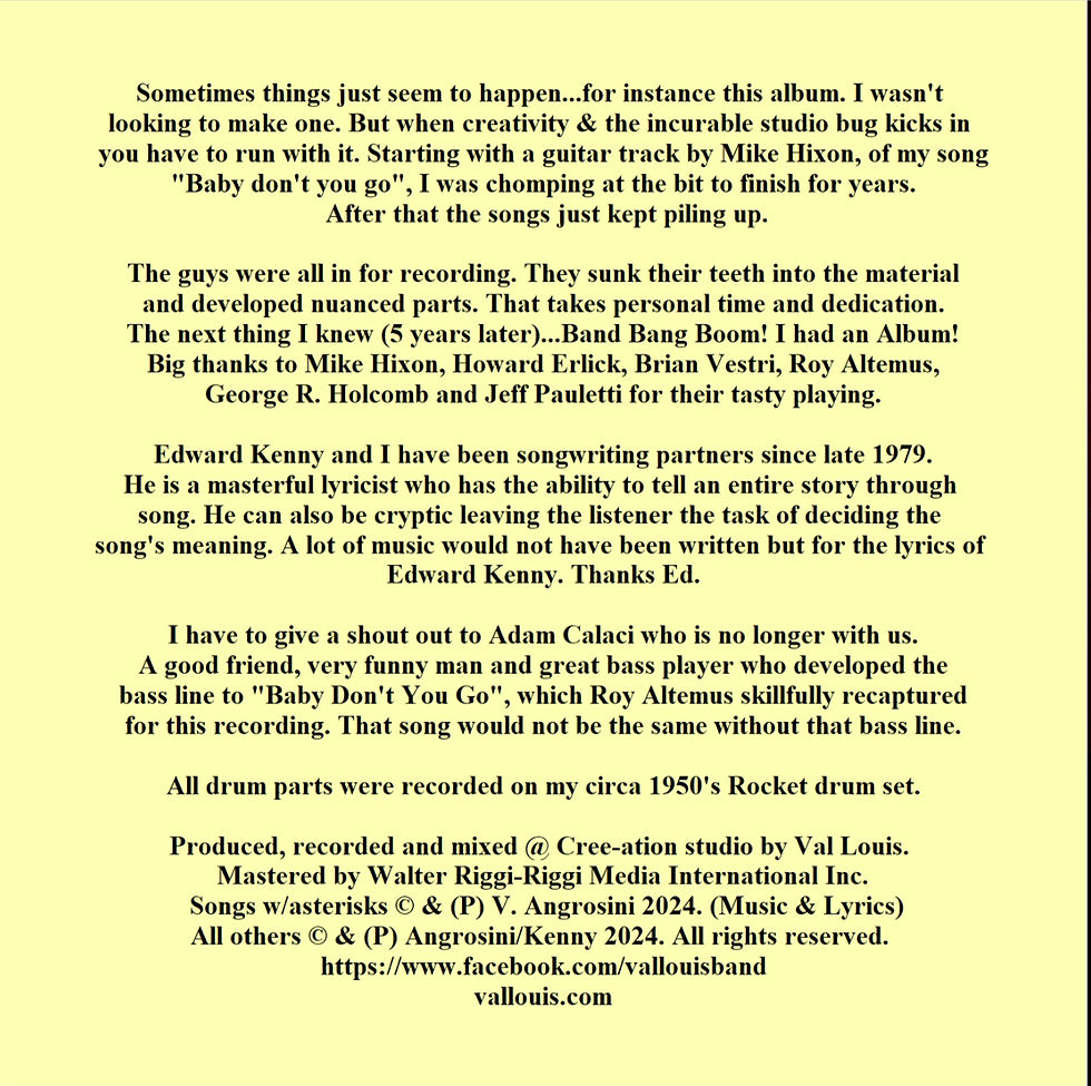 Liner Notes