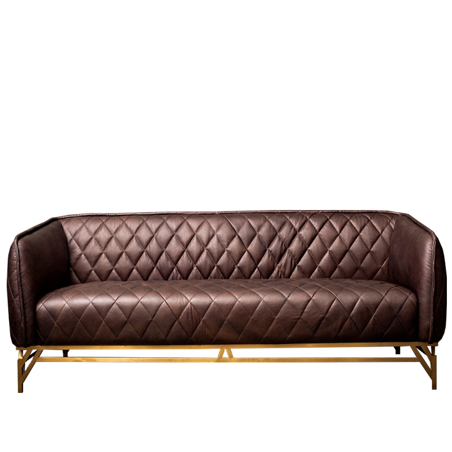 Genuine Leather Sofa – OSMOND 3-Seater