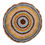 Thumbnail: 20" Round Cotton Tufted Pillow, Multi Color