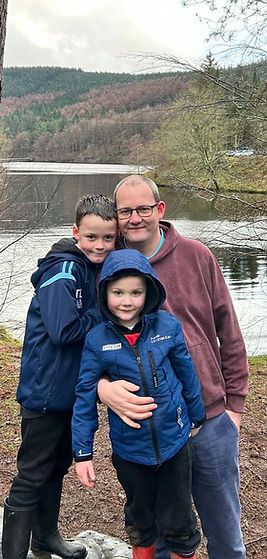 photo of me and my two boys