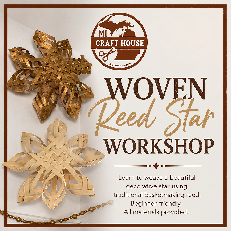 Folk Art Reed Star Workshop