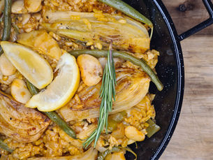 Arroz al Horno with Chickpea Tempeh: Vegan Spanish Baked Rice